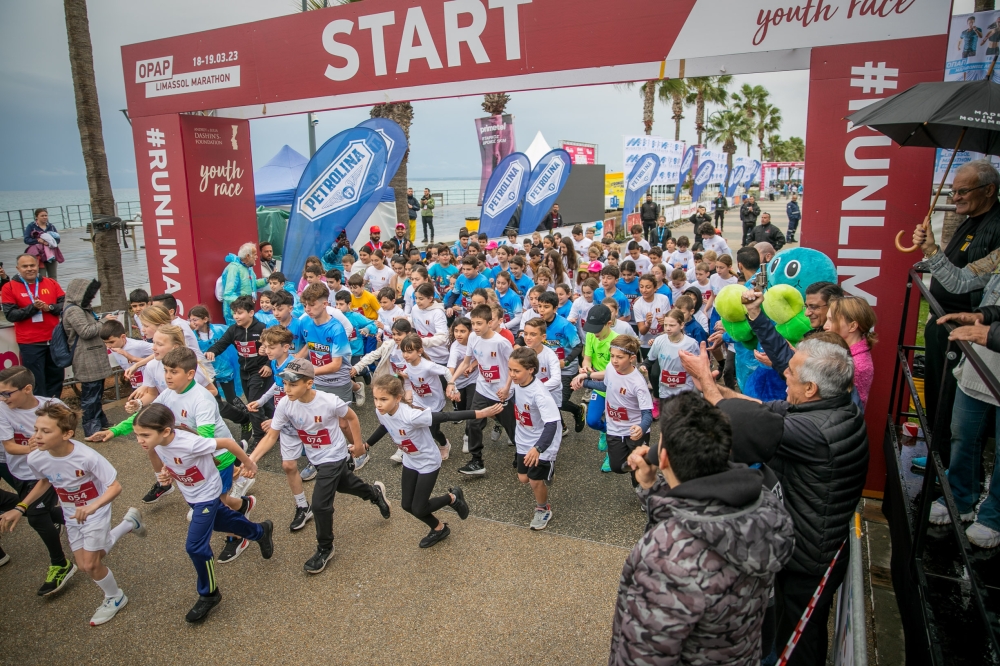 Hundreds of Young Runners flooded the Coastal Park of Limassol for the Andrey & Julia Dashin Foundation Youth Race
